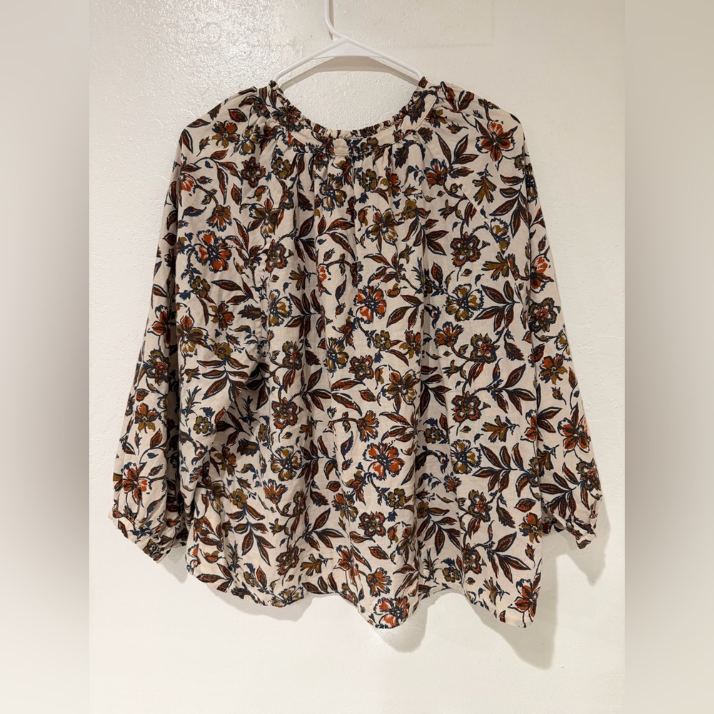 Faherty Multicolor Patterned Top size Large - image 3